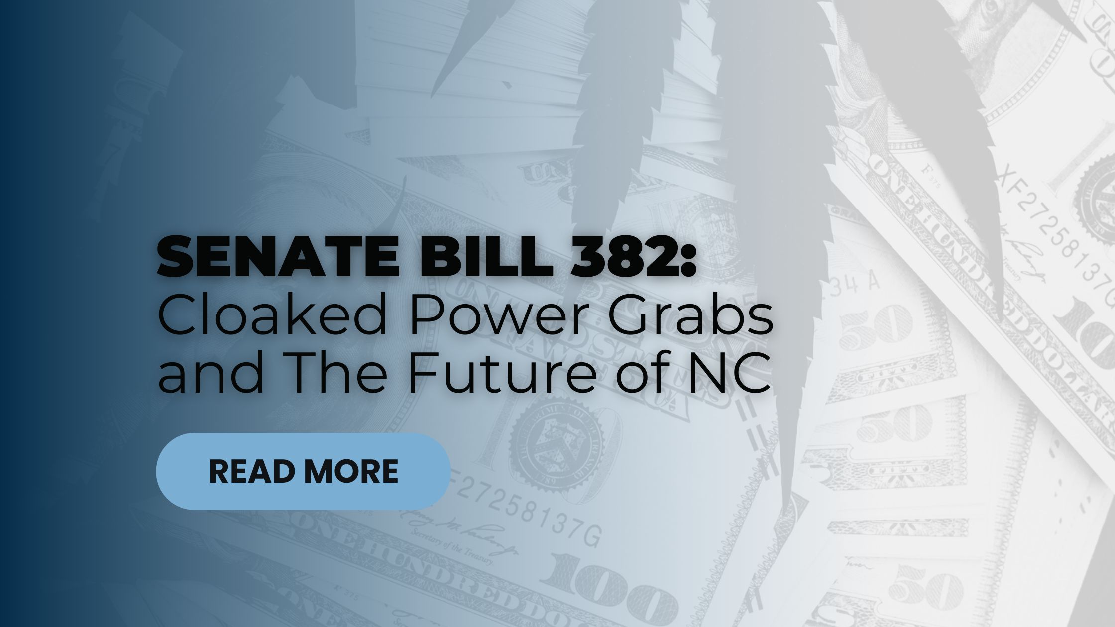 Senate Bill 382: Cloaked Power Grabs and the Future of NC